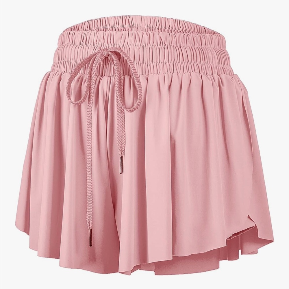 Women's Pink Butterfly Shorts